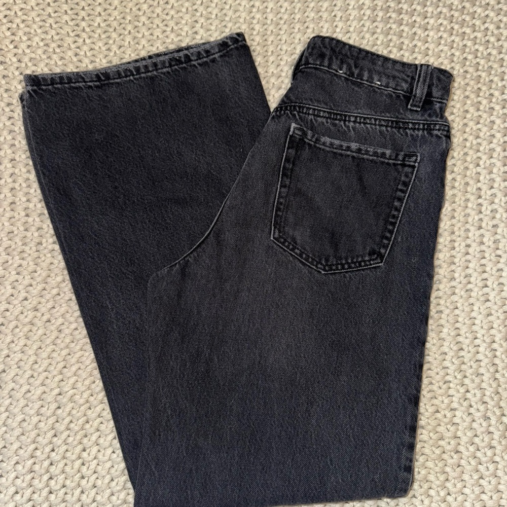 Garage Wide Leg Black Jeans